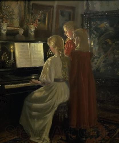 Michael Ancher Children Singing